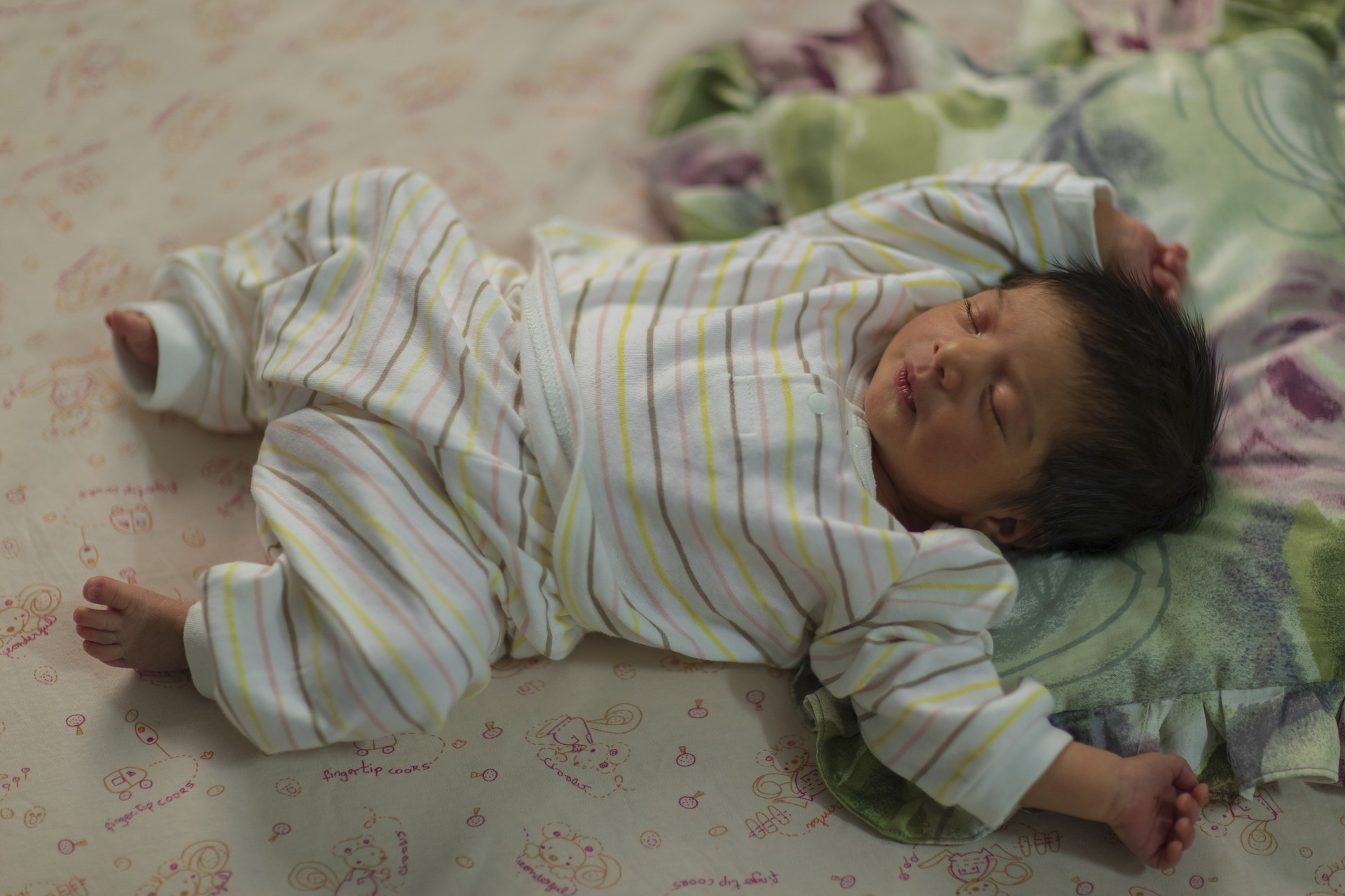 Tapis montessori pour bébé en coton bio - Matelas de sol